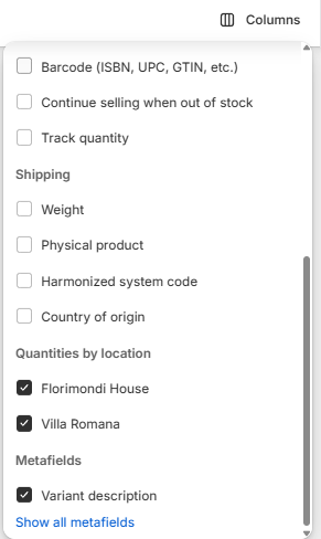 Bulk editor settings